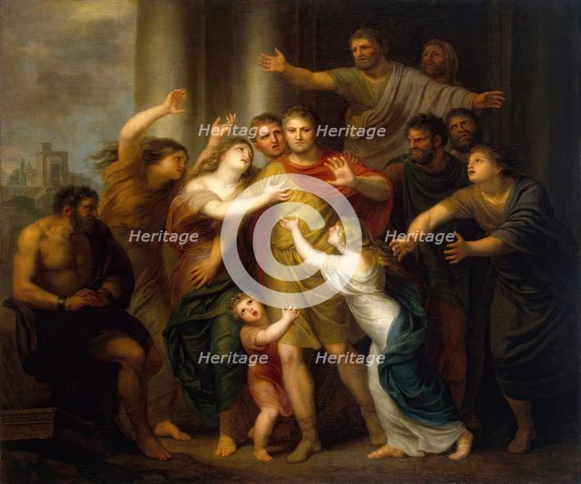 Regulus Returning to Carthage, 1791. Creator: Andries Lens.