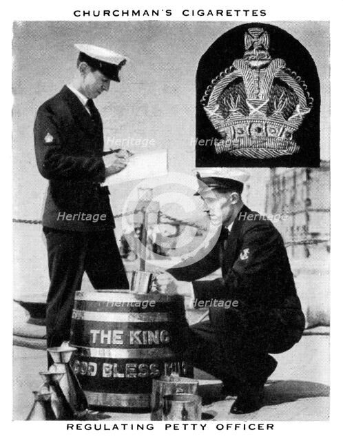 Regulating Petty Officer, 1937.Artist: WA & AC Churchman