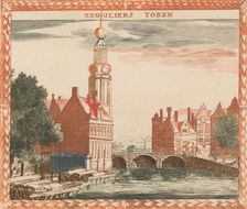 Reguliers Toren in: Tooneel Der Voornaamste Nederlands Huizen, En Lust Hoven, Naar T Lev..., n.d.. Creator: Unknown