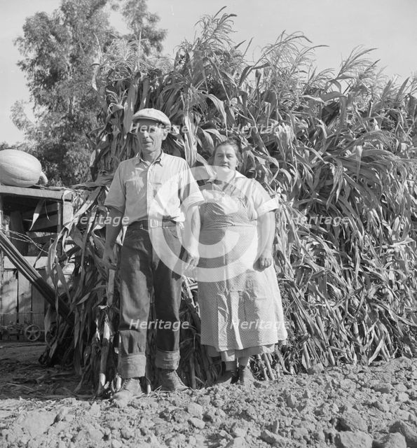 Rehabilitation family, near Visalia, California, 1938. Creator: Dorothea Lange.