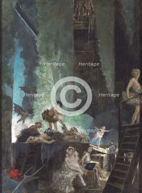 Rehearsal at Teatro alla Scala, Early 1930s. Creator: Fortuny y Madrazo, Mariano (1871-1949).