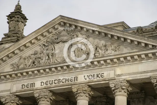 Reichstag Building, Berlin, Germany, 2025.  Creator: LTL.