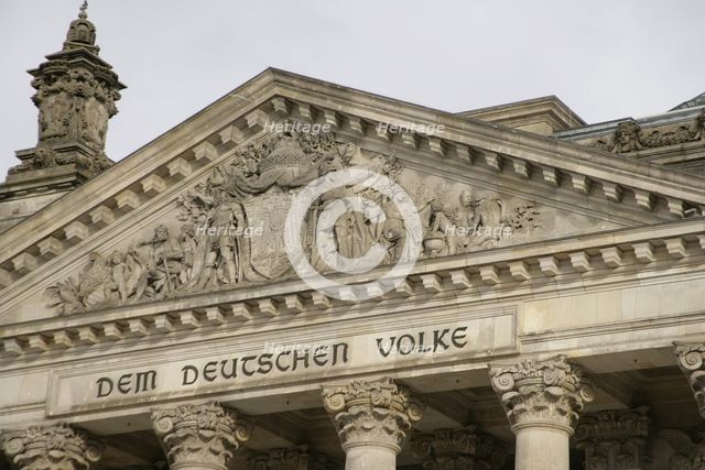 Reichstag Building, Berlin, Germany, 2025.  Creator: LTL.