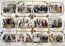 Reign of Amadeo of Savoy, cartoon about the future year 1871, published in the journal La Flaca'…