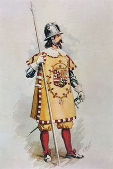 Reign of Philip IV, pikeman Uniform from the Coronelia of the King's Guard, 1634-1662