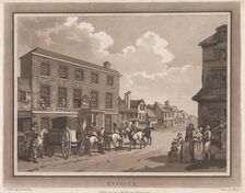 Reigate (An Excursion to Brighthelmstone), June 1, 1790., June 1, 1790. Creators: Thomas Rowlandson, Samuel Alken