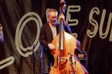 Reid Anderson, Love Supreme Jazz Festival, Glynde Place, East Sussex, July 2015. Artist: Brian O'Connor