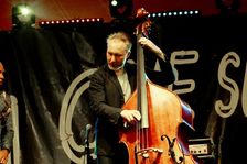 Reid Anderson, Love Supreme Jazz Festival, Glynde Place, East Sussex, July 2015. Artist: Brian O'Connor