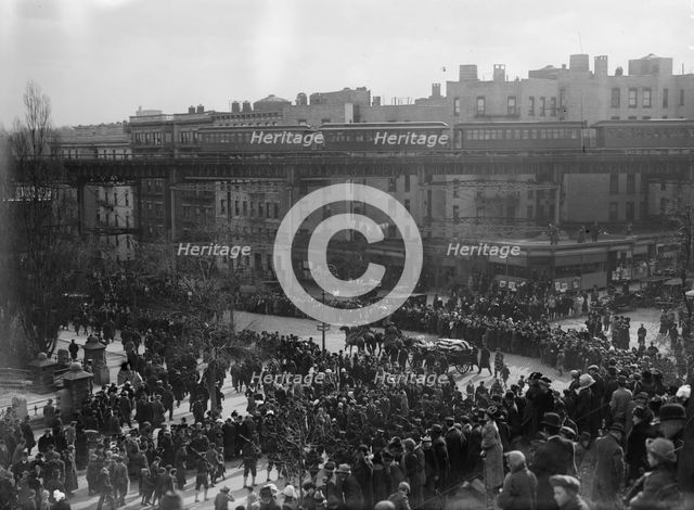 Reid Funeral, 1913. Creator: Bain News Service.