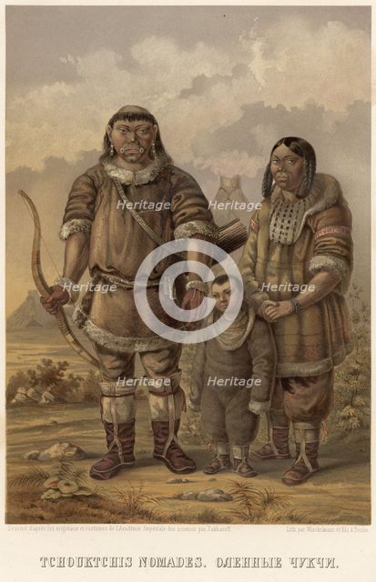 Reindeer Chukchi, 1862. Creator: Zakharov.