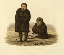 Reindeer-Herding Koryaks, 1856. Creator: Ivan Dem'ianovich Bulychev