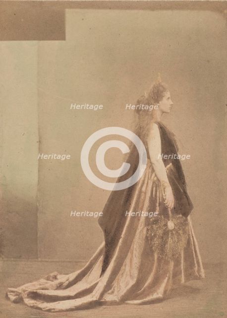 Reine d'Etrurie (colorieè), 1860s. Creator: Pierre-Louis Pierson.