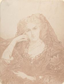 Reine d'Etrurie (colorieè), 1860s. Creator: Pierre-Louis Pierson
