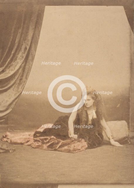 [Reine d'Etrurie], 1860s., 1860s. Creator: Pierre-Louis Pierson.