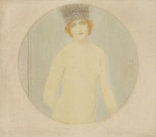 Reine nue, c. 1910. Creator: Khnopff, Fernand (1858-1921)
