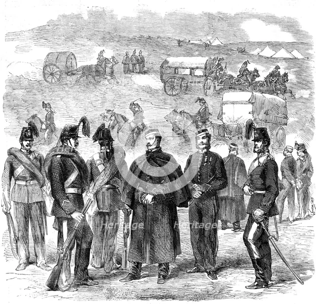 Reinforcements for Canada: the Military Train, 1861. Creator: Unknown.