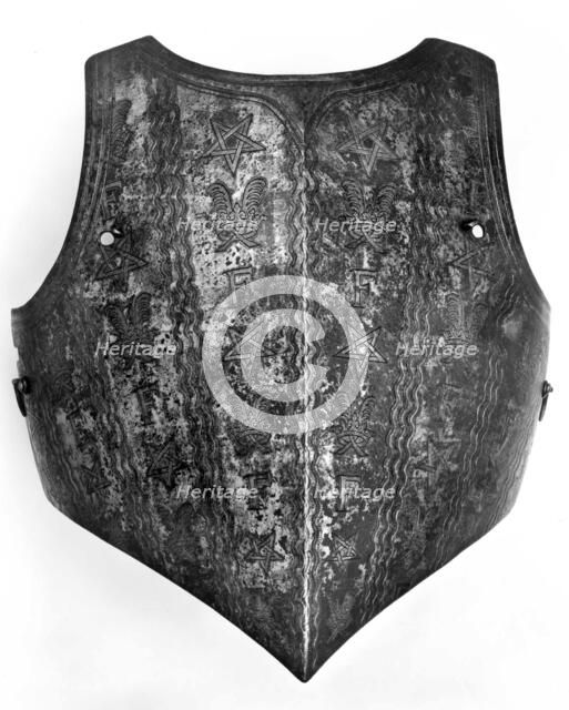 Reinforcing Breastplate, Italian, probably Milan, ca. 1625-30. Creator: Unknown.