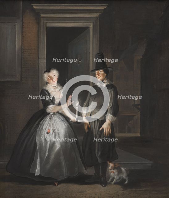 Reinier Adriaansz's Declaration of Love, c1720-1750. Creator: Cornelis Troost.