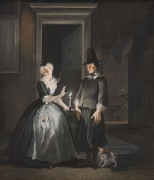 Reinier Adriaansz's Declaration of Love, c1720-1750. Creator: Cornelis Troost