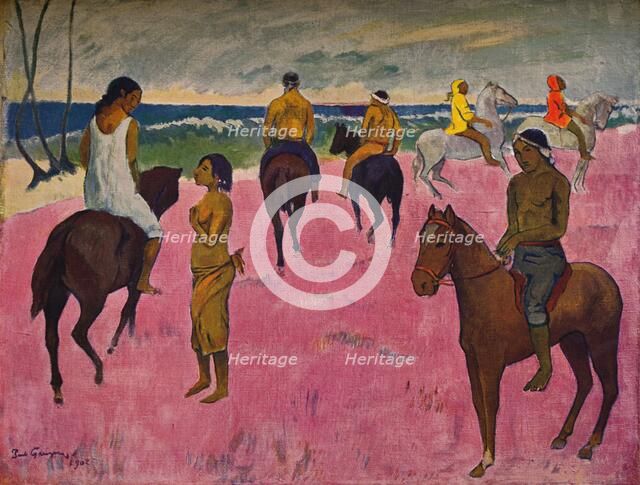 'Reiter am Strande', 1902. Artist: Paul Gauguin.