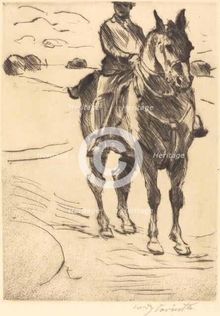 Reiter II (Horseman II), 1916. Creator: Lovis Corinth.