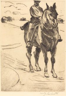 Reiter II (Horseman II), 1916. Creator: Lovis Corinth