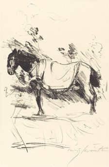 Reitpferd (Riding-Horse), 1916. Creator: Lovis Corinth