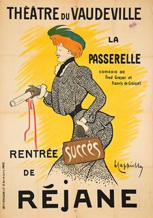 Réjane - Théâtre du Vaudeville, 1902. Creator: Cappiello, Leonetto (1875-1942)