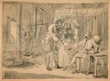 Rejected sketch for Industry and Idleness 1747. Artist: William Hogarth