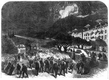 Rejoicings at Great Malvern, in honour of the marriage of Earl Beauchamp, 1868. Creator: Unknown