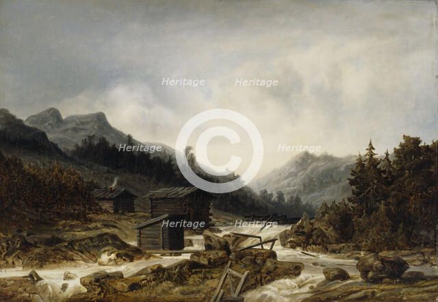 Rekolankoski in Jämsä, 1869. Creator: Johan Knutson.