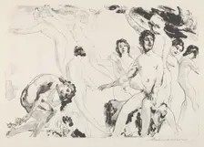 Release at the Gates, 1919-1920. Creator: Arthur Davies