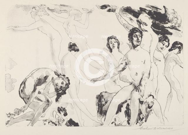 Release at the Gates, 1919-1920. Creator: Arthur Davies.