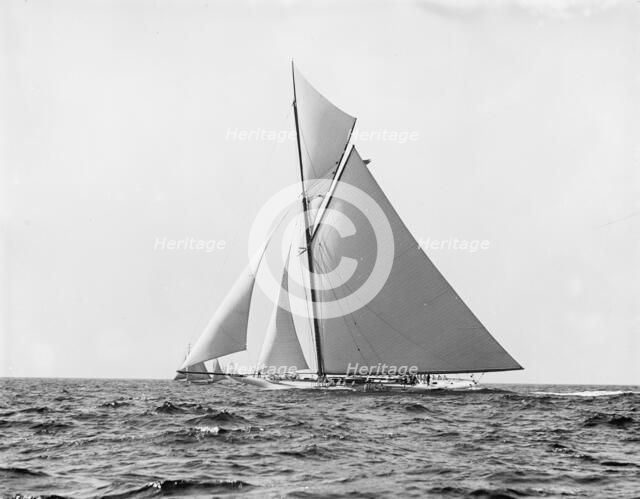 Reliance before the start, Aug. 22, '03, 1903 Aug 22, c1903. Creator: Unknown.