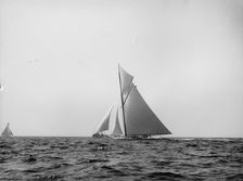 Reliance before the start, c1903, 1903 Aug 22. Creator: Unknown