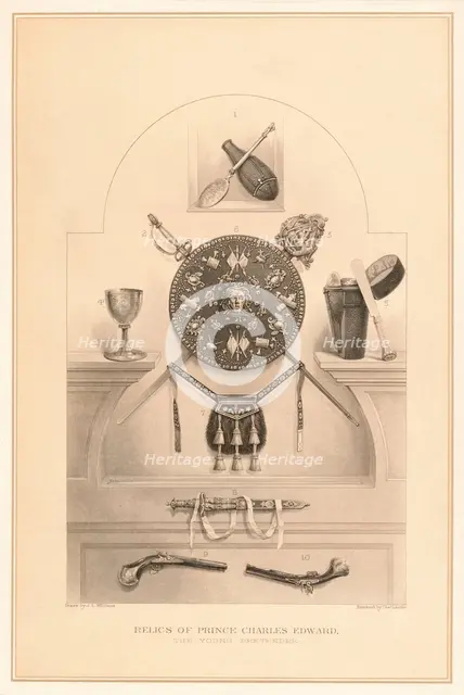 'Relics of Prince Charles Edward. The Great Pretender', (1878). Artist: Charles Lawrie.