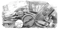 Relics of the Franklin Expedition, 1854. Creator: Unknown