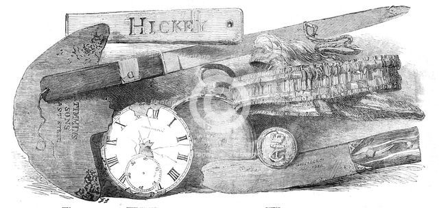 Relics of the Franklin Expedition, 1854. Creator: Unknown.