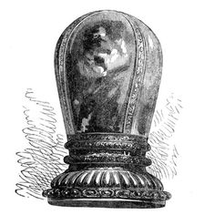 Relics from Abyssinia: handle of King Theodore's seal, 1868. Creator: Unknown