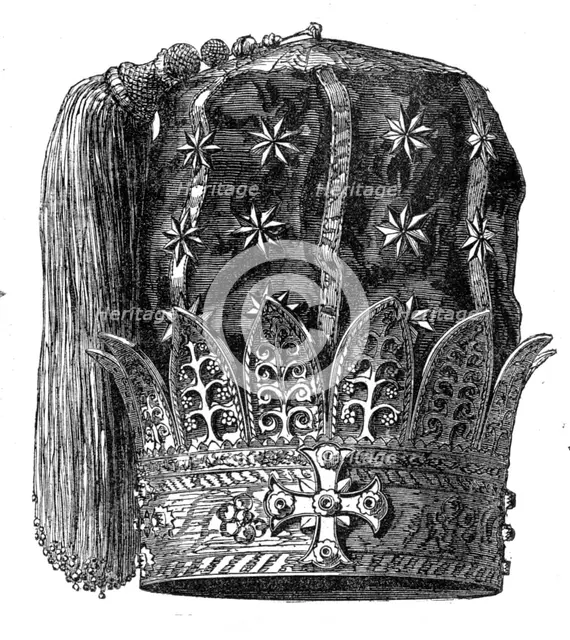 Relics from Abyssinia: Royal Cap of King Theodore, 1868. Creator: Unknown.