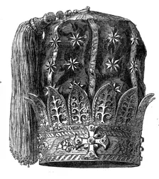 Relics from Abyssinia: Royal Cap of King Theodore, 1868. Creator: Unknown