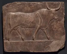 Relief of a Bull, Egypt, Early Ptolemaic Period, about 300 BCE. Creator: Unknown