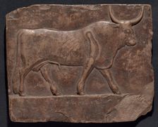 Relief of a Bull, Egypt, Early Ptolemaic Period, about 300 BCE. Creator: Unknown