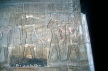 Relief of Alexander the Great before Amun-Ra, Temple sacred to Amun Mut & Khons, Luxor, Egypt