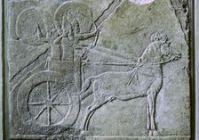 Relief of an Assyrian Chariot