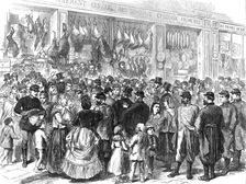 Relief of Paris: the rush to the provision shops, 1871. Creator: Unknown