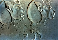 Relief of pharaoh Amenhotep IV or Aknaton