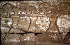 Relief of Soldiers, Temple of Rameses III, Medinat Habu, Luxor, Egypt, c12th century BC