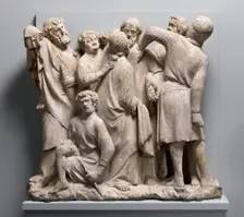 Relief of the Betrayal and Arrest of Jesus, French, 1264-88. Creator: Unknown