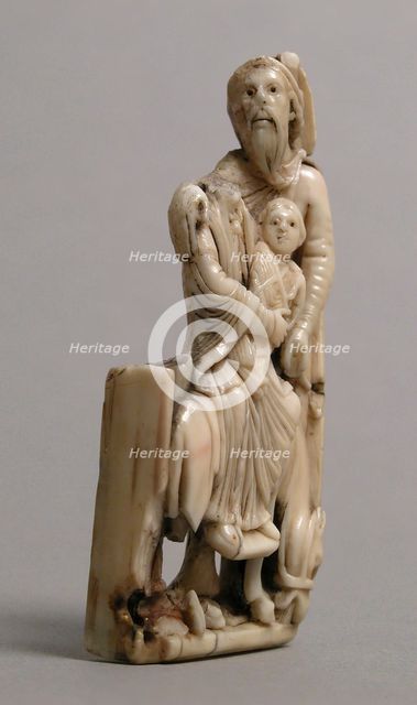 Relief of the Holy Family, British or North French, ca. 1160-80. Creator: Unknown.